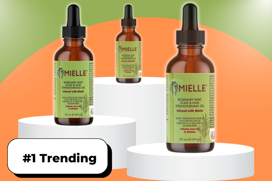 MIELLE Rosemary Mint Scalp & Hair Strengthening Oil 2oz